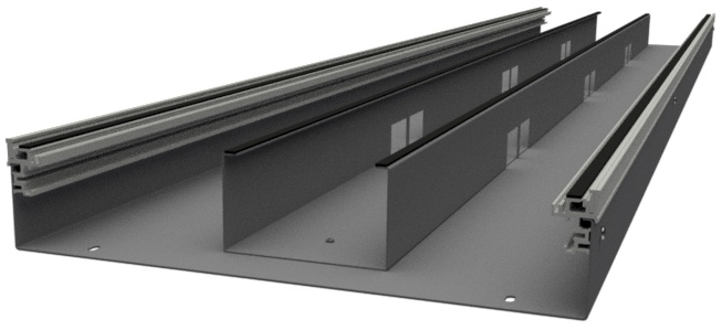 Produktbild UBK 400 800.25 -  Unterflur-Bodenkanal UBK 400, 400x80mm
